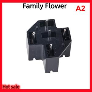 Family Flower Flash Sale รถยนต์รถยนต์ Auto 40A 4 5 6.3 PIN SPDT RELAY SOCKET CONNECTOR อะแดปเตอร์ PCB Board MOUNT BASE Holder พร้อมขั้วมม