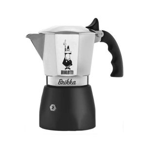 Bialetti - Brikka Black 4 Cups - Mokapot Alat Seduh Kopi Manual