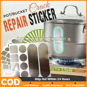 5PCS Bucket Pot Crack Repair Sticker Waterproof High Temperature Resistant Aluminum Foil Tape Durable