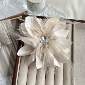 Bunga Handmade Satin Mewah 3D DIY Aksesoris Hiasan Baju & Sandal Bros Elegan