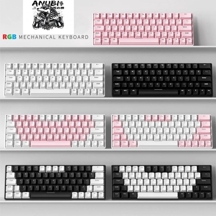 COD RGB Hotswappable Mechanical Keyboard 64 Keys Backlit Switch Gaming ...