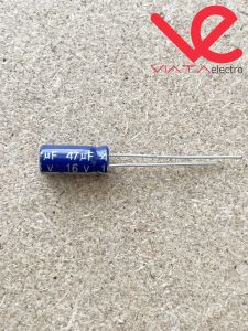 100 BUAH KAPASITOR ELCO 47UF 16V KAPASITOR CAPACITOR ELKO KAPASITOR 47 UF 16 V ups