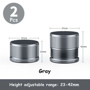 OATSBASF Table Sofa Heighten Foot Pads Furniture Floor Protectors Mats Non-Slip Metal Chair Leg Pads Adjustable Heightening Pad