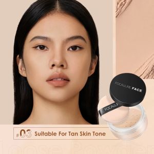 FOCALLURE Super Fine Loose Powder 3 Colours I Bedak Tabur Oil Control