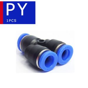 SIRENXI Cứng 4mm/6mm/8mm/10mm/12mm Vật liệu ống Đẩy vào Nhựa Ống mềm Đầu nối ống Đầu nối khí nén Phụ kiện nhanh