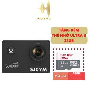 Camera hành trình SJCAM SJ4000 Wifi - Camera thể thao độ phân giải 2K@30FPS quay liên tục 90 phút