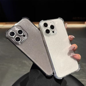 เคสใสกากเพชร สำหรับ iPhone 11 15 16 17 13 14 12 Pro Max 17 Air 13PROMAX 15 PROMAX Glitter เคสใสกันกระแทก