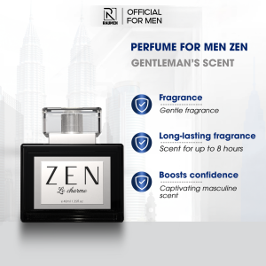 RAUMEN Perfume for men ZEN For Men Original 100% Body Spray Long Lasting Scent 40ml