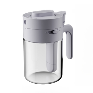 ชุดขวดเครื่องปรุงและขวดน้ำมันแบบผสม ขวดเครื่องปรุงในครัว ภาชนะแก้วใส่เครื่องเทศพร้อมที่ใส่เกลือในครัวเรือน