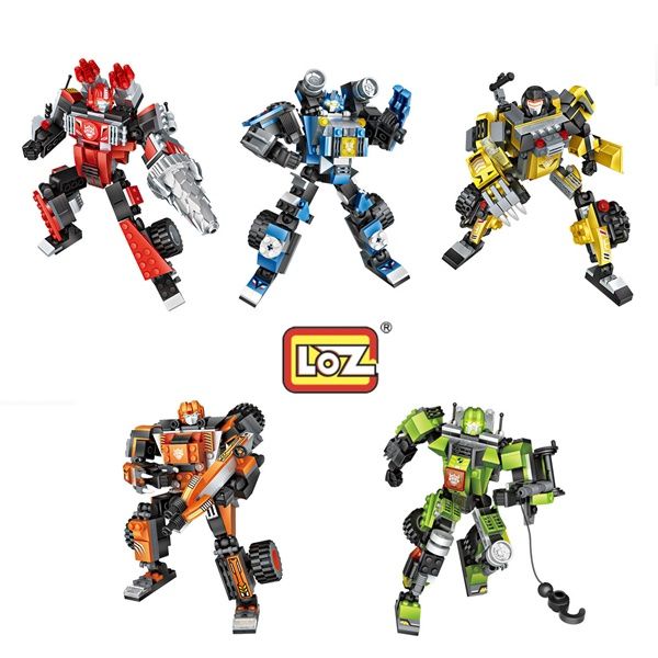 LOZ MINI BLOCK Lego Robot Transformation Is Available In 5 Types