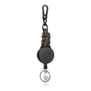 Heave Duty Reels Retractable Keychain Holders Reel Carabiner Holder for Card Name Keychain