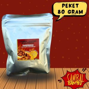 Sambal Garing Bilis Pedas Berapi Homemade (Pedas Masin Dan Tidak Manis) Tiada Tambah Gula dan Garam