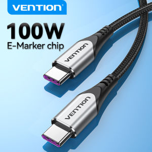 Vention Type C to Type C Cable Fast Charging Cable 3A PD 100W 60W USB C Charger Cable QC 4.0 for ipad Macbook Pro Huawei Xiaomi Samsung S25 S24 Galaxy S9 S10 S20 Switch Type C Charger Cable USB C to USB C Data Transfer Cable