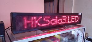 Running Text Merah Dua Sisi 24x140Cm Wifi Outdoor