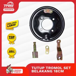 TRS Tutup Tromol Set 18cm Rem Belakang Motor Roda Tiga Viar Lama Viar Karya Bit Kaisar Jialing Spareparts Original TRS JAKARTA