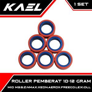 Roller Pemberat 10 Gram 12 Gram Mio M3 S Z NMAX Aerox Freego Lexi Soul GT 125 Fino FI 125 X-Ride 125 Roler Loller Loler Pemberat G Gr 10 Gr 12Gr Set 6 Pcs