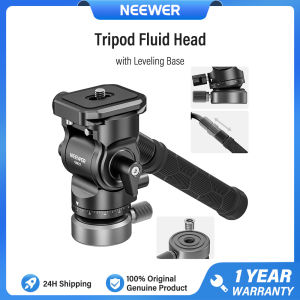 NEEWER GM27 Đầu chân máy chất lỏng có đế cân bằng đầu nghiêng bằng kim loại với tấm QR loại Arca Phụ kiện chân máy ảnh