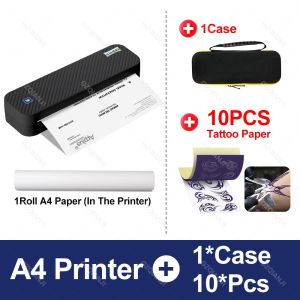 Portable Tattoo Printer Bluetooth Wireless A4 Thermal Printer Multifunction Printing