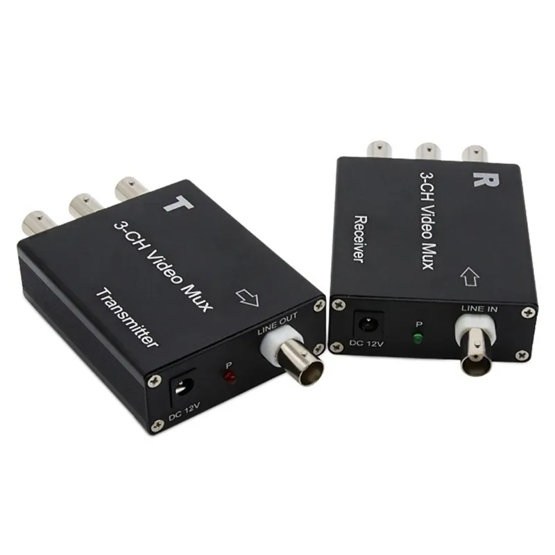 3-Way Video Multiplexer, Analog Surveillance Signal One-To-Three
