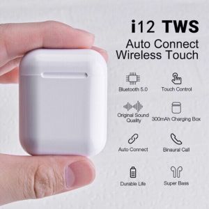 Tws i12 +Case 2 in 1 Set Wireless Earphone Bluetooth 5.0 Intra Earphones For Android and ios