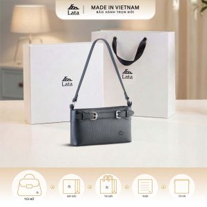 Bộ hộp quà trắng LATA (Túi đeo vai nữ LATA HN156 + Hộp quà HQ2T + Túi giấy TG2T + Túi rút BVR3838 + Thiệp cảm ơn BT1)