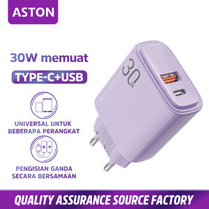 【Aston】Adaptor charger 30W dengan tiga port USB dapat mengisi daya dengan cepat hingga . Garansi satu tahun mendukung pengisian daya beberapa perangkat USB secara bersamaan.