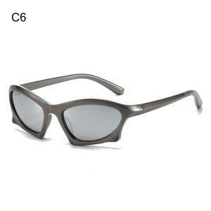 NALANILI Women Men Irregular Punk Sports Sun Glasses Sunglasses Shades
