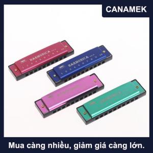【CANAMEK】 Harmonica Key của C 10 Lỗ Diatonic Harmonica C Với Trường Hợp Cho Người Mới Bắt Đầu Sinh Viên Trẻ Em Quà Tặng Blues Với Trường Hợp
