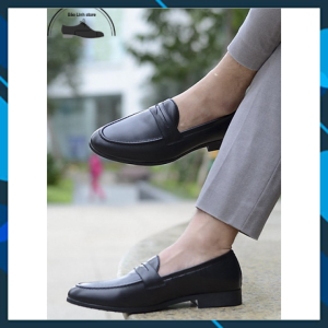 Giày Lười Nam Da Bò Cao Cấp D06 Bảo Hành Da + Đế 1 Năm