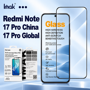 Tempered Glass For Redmi Note 17 Pro 5G Global China Support Fingerprint Protector Film FM0003