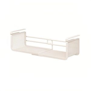 LITTLEX Kho lưu trữ dưới kệ Giá để đồ ra Tủ quần áo treo tường Gắn tường Giỏ lưới treo Dung lượng lớn Giỏ lưu trữ dưới tủ Sử dụng tại nhà
