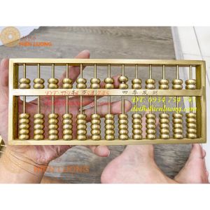 Bàn Tính Bằng Đồng Thau Cho Ngành Kế Toán 2 Mẫu