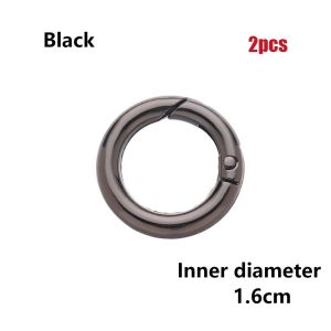 MILDPETAL 2/5pcs Chất lượng cao Móc hợp kẽm Kích hoạt đẩy vòng Túi thắt lưng khóa Kẹp Snap Clasp Túi xách ví Carabiner Khóa O-Ring mùa xuân