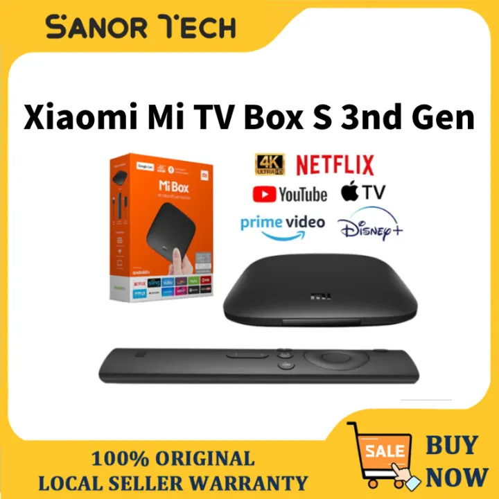 Xiaomi Mi TV Box S 3ème Génération - 2 Go RAM / 32 Go ROM - Streaming 4K HDR, Dolby Vision, Bluetooth