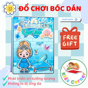 Đồ chơi búp bê giấy Tocaboca Cinderella quite book