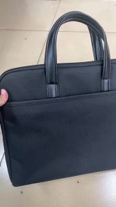 FE New Portable Business Briefcase Men   Office Conference Document Package Printing   Waterproof Oxford Cloth Document Bag