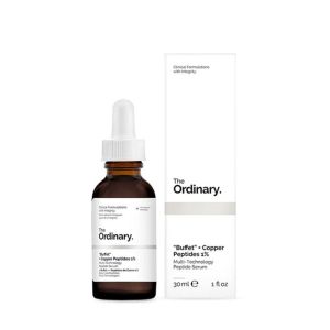 The Ordinary Buffet + Copper Peptides 1% Serum 30ml Multi‑Peptide Facial Serum Skin Hydrating Care for Signs Of Aging & Crows Feet