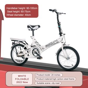 20 Inch Folding Bike Foldable Bicycle Cycling Mountain Bike Off-road City Original SHIMANO Dual Disc Brake Foldable Bike Double Disc Brake For Childrens Shock Absorber Bike