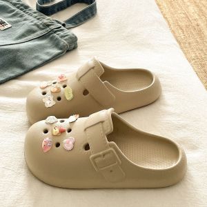 [Free Shipping] Summer WomenS Eva Clogs Designed For Outdoor Wear Featuring Creative Cartoon Designs Lightweight And Breathable Casual Style And A High-Top Design