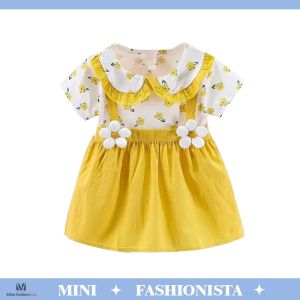 Dress Anak Perempuan  gaun anak perempuan  Baju Dress Anak Perempuan  Dress Floral  dress anak korean style  dress anak perempuan import  kado anak perempuan pakaian anak perempuan