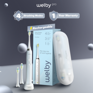 Welby Electric Toothbrush PRO White W0108 Sikat Gigi Elektrik​