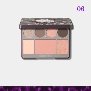 The Girlcult Matte Highlighter Contour Blush multi-purpose makeup palette enhances your complexion with shimmer and glitter and its long-lasting formula ensures a flawless finish.