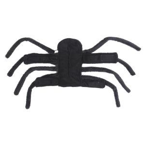 halloween costume for dogs cats OUTOPEN Simulation Dog Halloween Spider Costume Black Soft Cat Spider Dress Up Funny with Magic Tape Dog Cosplay Spider Outfit Halloween