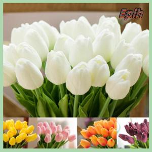 [Epih] Artificial Tulip Flowers False Bouquet Real Touch Home Wedding Party Decor