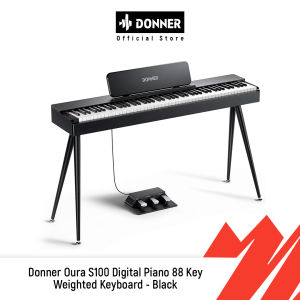 Donner Oura S100 Digital Piano 88 Key Weighted Keyboard - Black