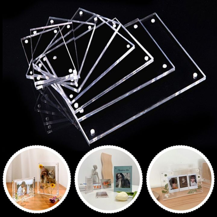 Transparent Acrylic Picture Photo Frame Photocard Holder