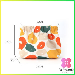 Winsome กระเป๋าเครื่องสําอาง  แบบพกพา สําหรับผู้หญิง makeup bag