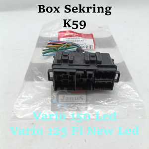 Box Sekring K59 HONDA VARIO 125 FI NEW LED VARIO 150 LED KOTAK RUMAH SKRING PRESISI AWET box skring motor