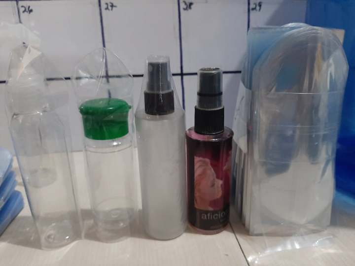 100pcs 85ml perfume bottle shrink wrap plastic seal makapal and manipis