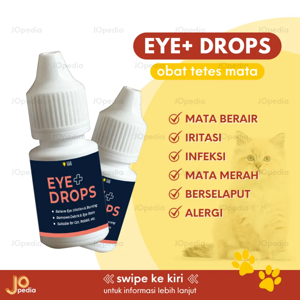 EYE PLUS DROPS Obat Tetes Mata Kucing Sakit Mata Merah Iritasi